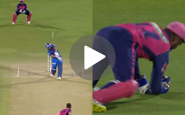 [Watch] Rohit Sharma’s 'Wild Slog' Against Boult Comes Straight Down Into Samson’s Gloves